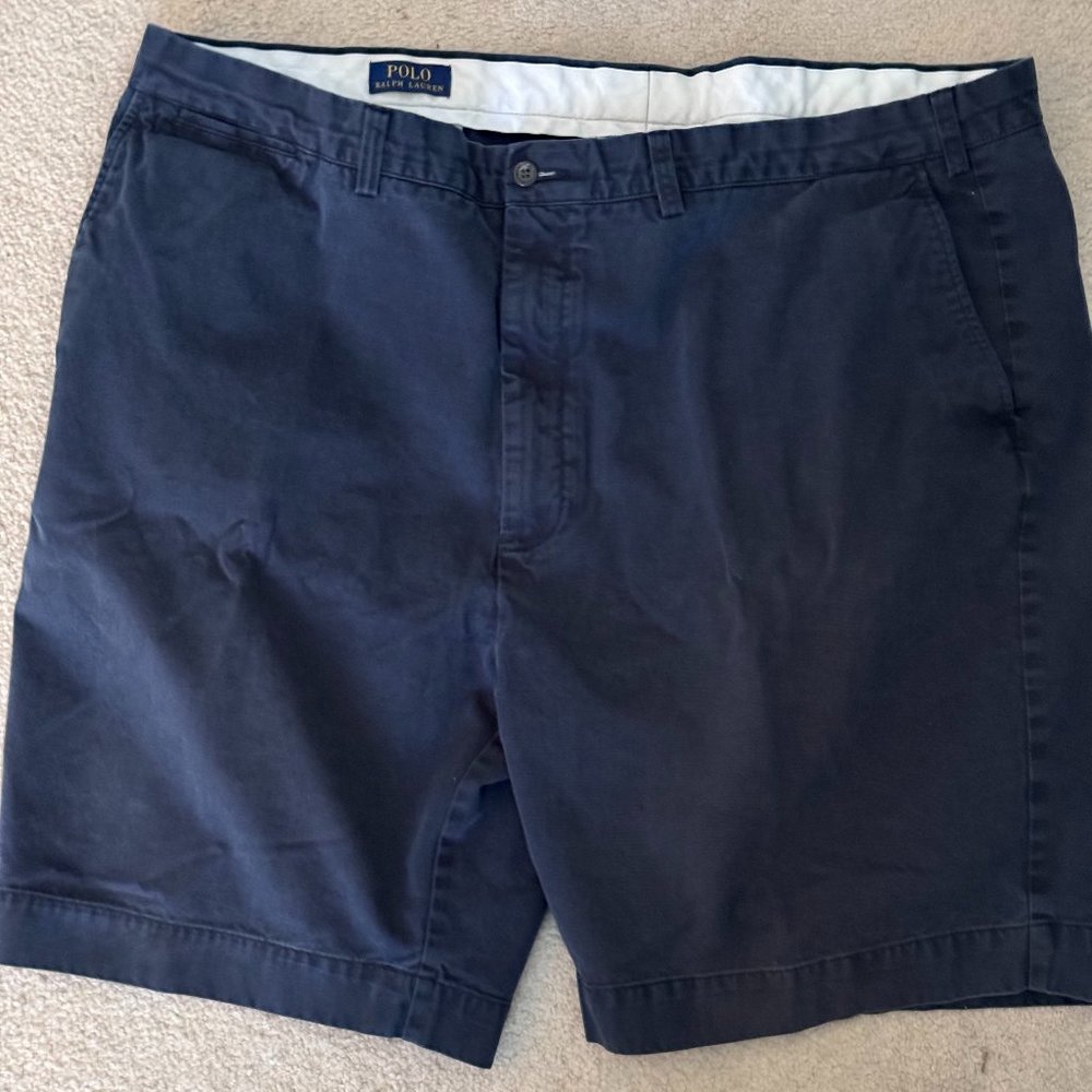 Mens Polo Shorts Navy Blue size 46B